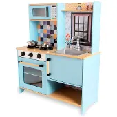 Deqube Wooden Kitchen 2 Modules Multicolore 3-6 Years Enfants