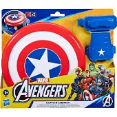 Marvel Avengers Captain America Bouclier magnétique et support