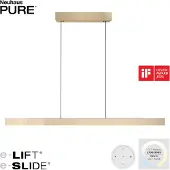 Paul Neuhaus Lampe pendante de conception Pure Moto-Rise cuivres
