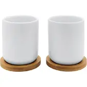 Bredemeijer Tasses de Thé Bredemeijer Silhouet Umea Wit (2-Pièces)