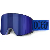 Ocean Sunglasses Parbat Ski Goggles Bleu Blue Revo Lenses/CAT3