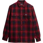 Superdry Veste mi-saison rouge / noir