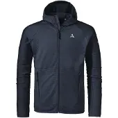 Schöffel Veste en polaire fonctionnelle 'Cascata' bleu outremer / blanc