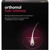 Orthomol VET Hair Intense - Micronutriments pour de beaux cheveux - avec biotine, cuivre et zinc, 90 portions journalières