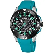 Festina Montre à affichage analogique turquoise