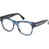 WEB EYEWEAR Lunettes de Vue - - WE5423 - Acétate bleu - Taille 52/19/150 - Homme
