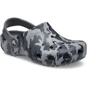 Crocs Sabots Classic Camo Noir, pointure 24-25, pour filles, Noir, pointure 24-25
