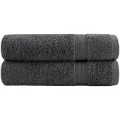 vidaXL Serviettes de bain de qualité supérieure SOLUND 2 pcs