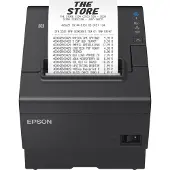Epson TM T88VII (112A0) - Imprimante de reçus - ligne thermique - Rouleau (7,95 cm) - 180 x 180 ppp - jusqu'à 500 mm/sec - USB 2.0, LAN, série, hôte USB 2.0 - massicot - noir (C31CJ57112A0)