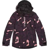 O'Neill Veste de sport violet foncé / rose / noir / blanc