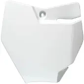 RTECH by MECPLAST Plaque d'immatriculation avant RACETECH blanche