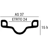 Mvtek R Rim Argenté 700-28´´ 36H