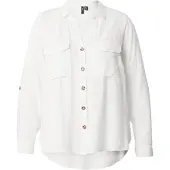 Vero moda Chemisier 'VMBumpy' blanc
