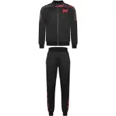 TAPOUT Survêtement 'Roots Taptrack' rouge / noir