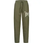 TAPOUT Pantalon olive / blanc