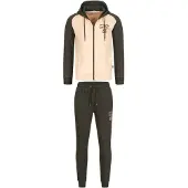 Lonsdale Survêtement 'STRETTON' crème / olive