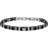 Maserati Jm221atz03 22 Cm Bracelet Noir Homme