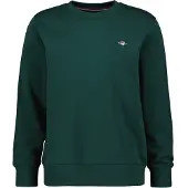 Gant Sweat-shirt gris argenté / sapin / rouge