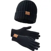 Lonsdale Deazley Beanie Noir L-XL