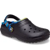 Crocs Classic Lined Spray Dye T Clogs Noir EU 20-21 Enfants