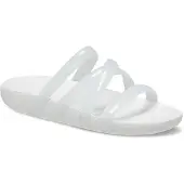 Crocs Splash Glossy Strappy Slides Blanc EU 42-43 Femme