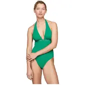 Tommy Hilfiger Halter Swimsuit Vert XS Femme