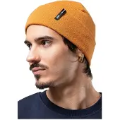 Gobik Merino Crest Beanie Orange Homme