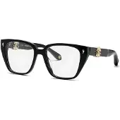 Roberto Cavalli Vrc046 Woman Glasses Noir Femme