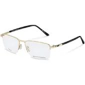 Porsche Design P8765 55 Mm Glasses Doré Homme