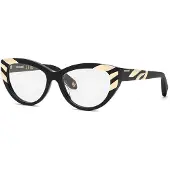 Roberto Cavalli Vrc024v Woman Glasses Noir Femme