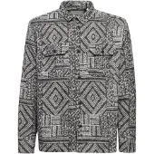 Solid !Solid Chemise pierre / noir