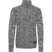 !Solid Pull-over 'Pankraz' gris chiné