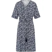 HEINE Robe-chemise marine / blanc