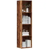 vidaXL Bibliothèque vieux bois 36x30x143 cm Bois d'ingénierie