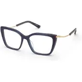 Nina Ricci Vnr411 53 Mm Woman Glasses Bleu Femme