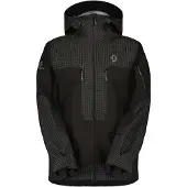 SCOTT - Veste de freeride 3 couches - Vertic Ripstop 3L Jacket M Black pour Homme - Taille S - Noir