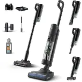 Philips 7000 series Aspirateur balai, Aspirateur balai 2 en 1, Sans sac, 0,45 l, Plastique, Sec&Humide, Cyclonique/Filtration