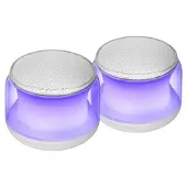Mars Gaming Haut-parleur Bluetooth MSAURAW Blanc 15 W 4 W