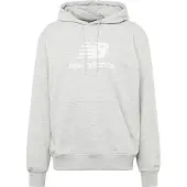 New Balance Sweat-shirt 'ESSENTIALS' gris clair / blanc