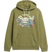 Superdry Sweat-shirt 'Tokyo' crème / olive / pétrole / blanc