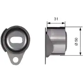 Gates Galet tendeur, courroie de distribution PowerGrip T41157