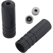 Jagwire Shift Cable Terminal 100 Units Noir 4 mm