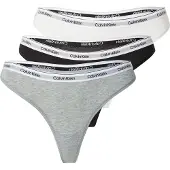 Calvin Klein 000qd5209e Thong 3 Units Multicolore 2XL Femme