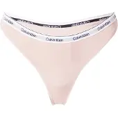 Calvin Klein Underwear String gris clair / rose pastel / noir / blanc