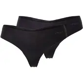 Sloggi String 'ZERO Microfibre 2.0 H' gris / noir