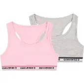 Converse Soutiens-gorge gris clair / rose / noir / blanc