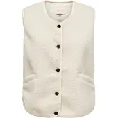 ONLY Gilet 'ONLBaby' beige clair