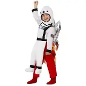 MOM Astronauta Rocket Kids Costume Rouge 3-4 Years Enfants