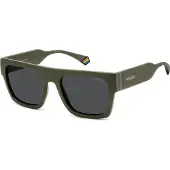 Polaroid Lunettes de soleil unies PLD 6224/S/X Kaki 54/20/140