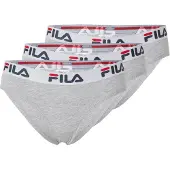 FILA Slip bleu marine / gris chiné / rouge / blanc cassé